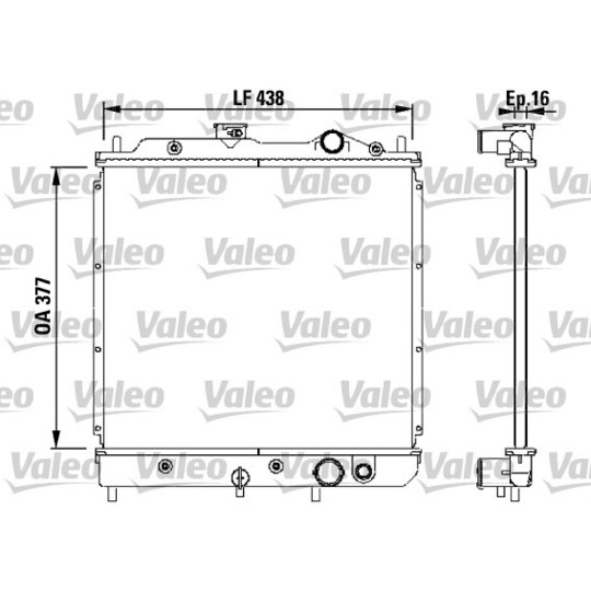 731646 - Radiator, engine cooling 