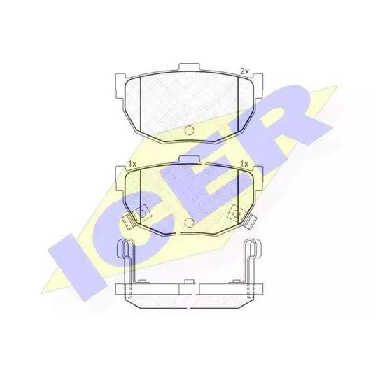 181144 - Brake Pad Set, disc brake 