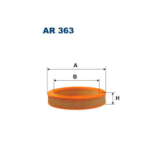 AR 363 - Air filter 