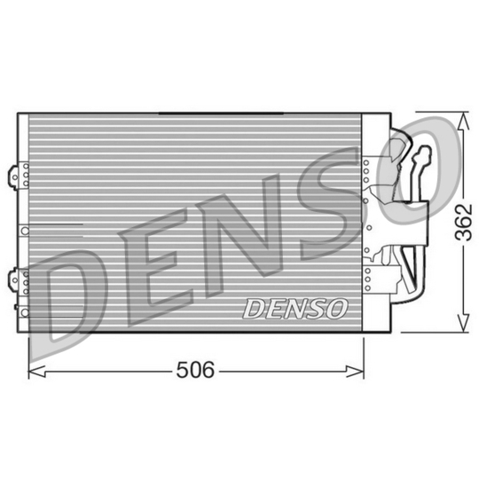DCN10004 - Lauhdutin, ilmastointilaite 