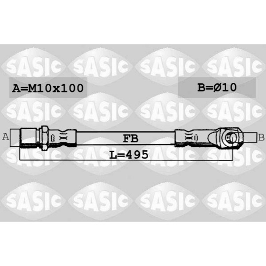 SBH6350 - Pidurivoolik 