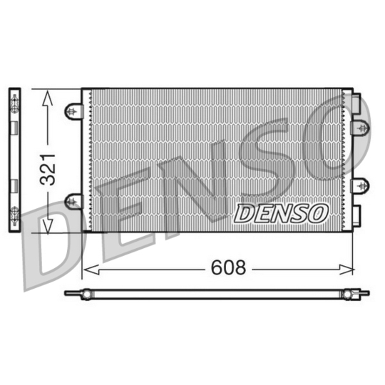 DCN09104 - Condenser, air conditioning 