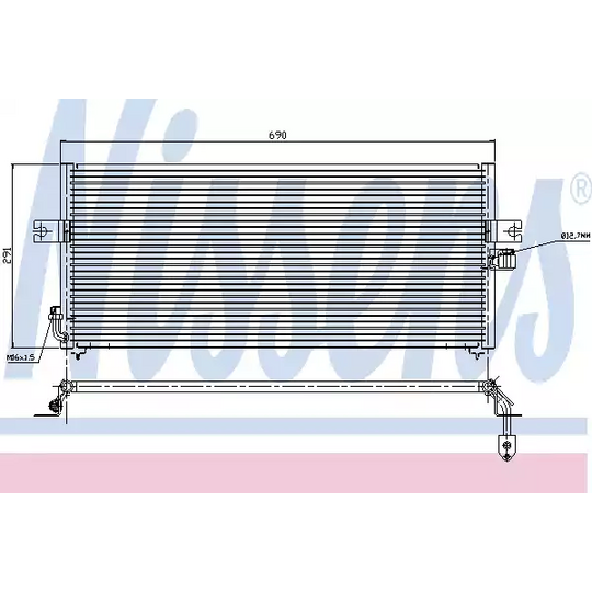 94358 - Condenser, air conditioning 