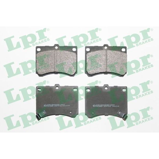 05P510 - Brake Pad Set, disc brake 