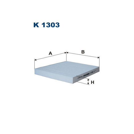 K 1303 - Filter, kupéventilation 