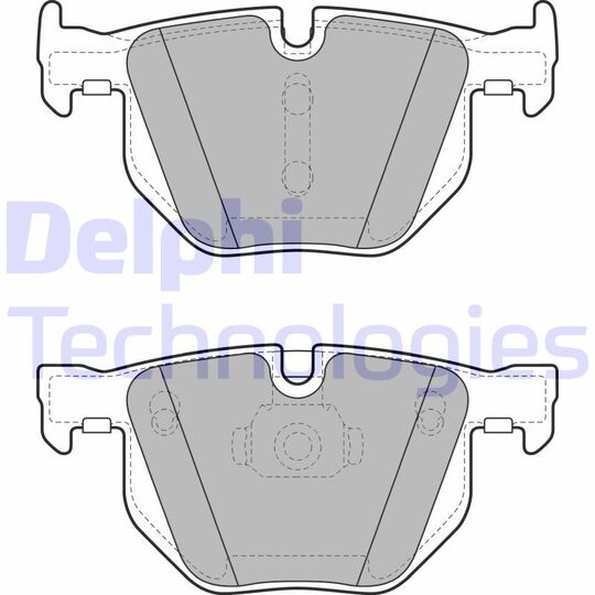 LP2068 - Brake Pad Set, disc brake 