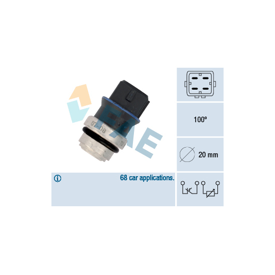 34322 - Sensor, coolant temperature 