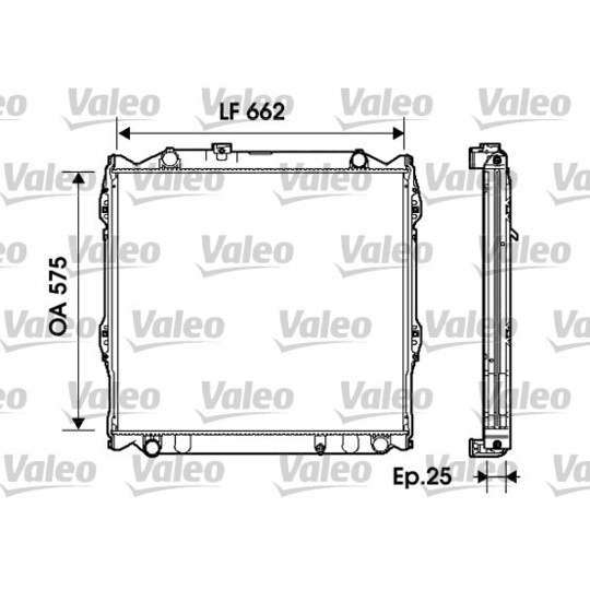 734204 - Radiator, engine cooling 