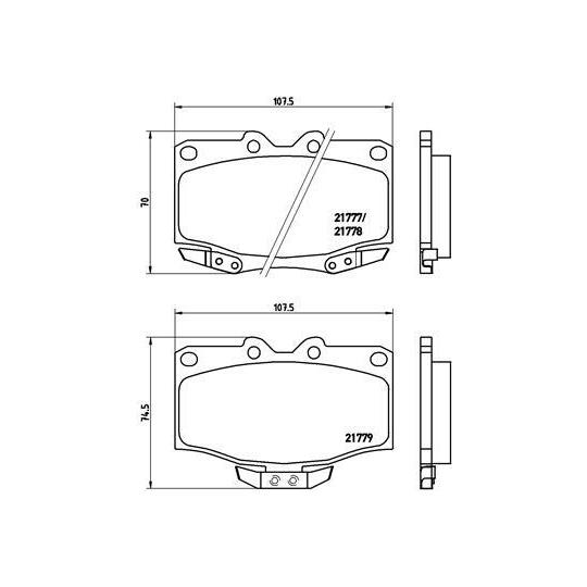 P 83 026 - Brake Pad Set, disc brake 