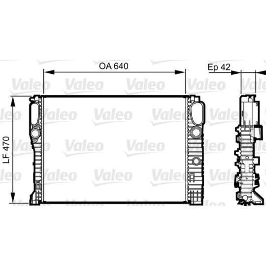 732855 - Radiator, engine cooling 