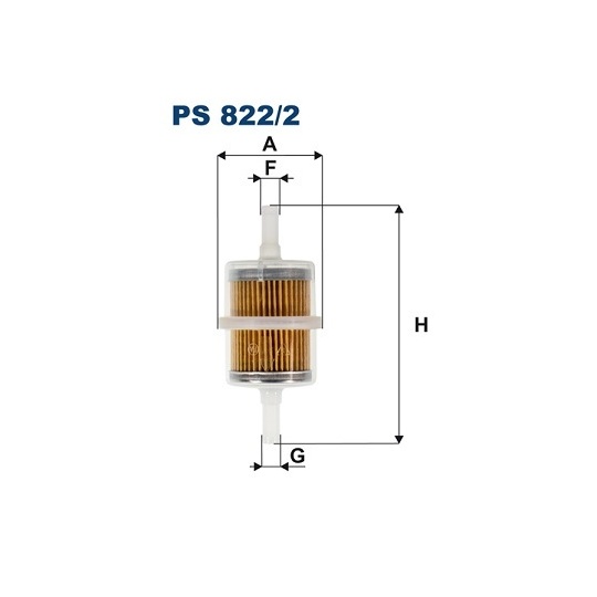 PS 822/2 - Fuel filter 