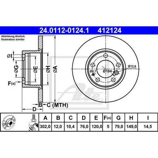 24.0112-0124.1 - Brake Disc 