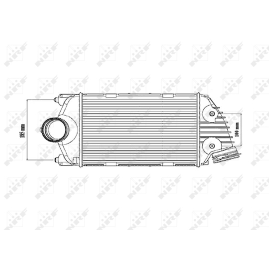 30186 - Intercooler, charger 