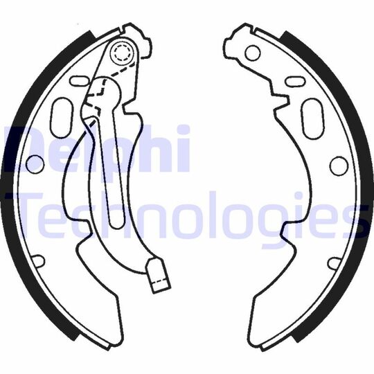 LS1222 - Brake Shoe Kit 