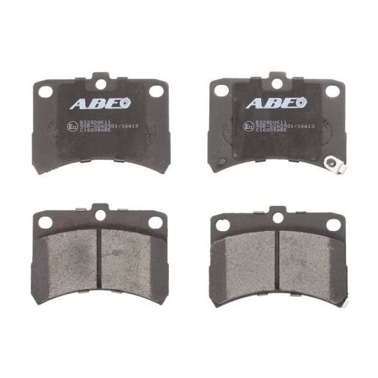 C16008ABE - Brake Pad Set, disc brake 