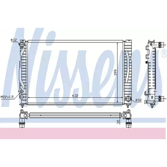 60497A - Radiaator, mootorijahutus 