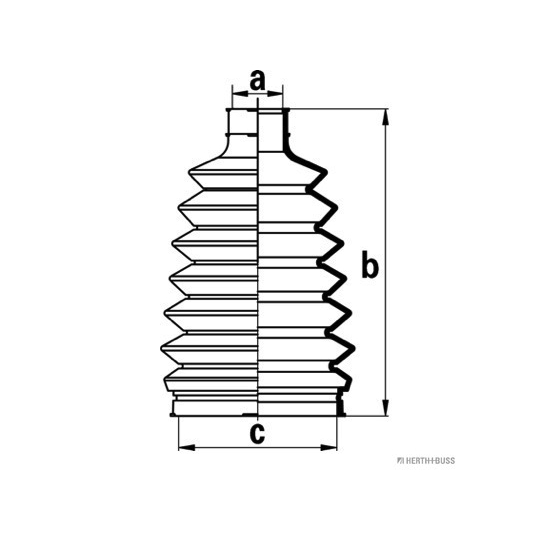 J2865013 - Bellow Set, drive shaft 