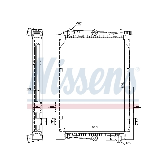 61440A - Radiator, engine cooling 