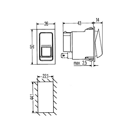 6GM 007 832-191 - Switch 