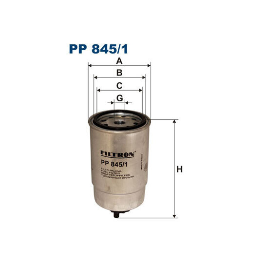 PP 845/1 - Fuel filter 