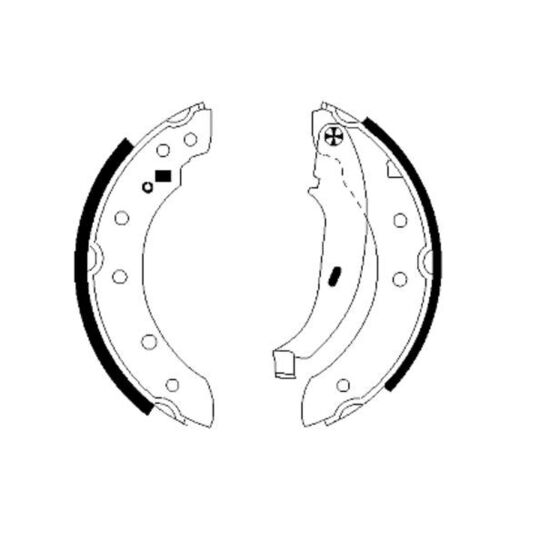 84048003 - Brake Shoe Set 