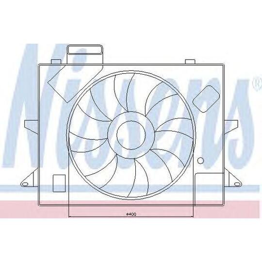 85093 - Ventilaator, mootorijahutus 