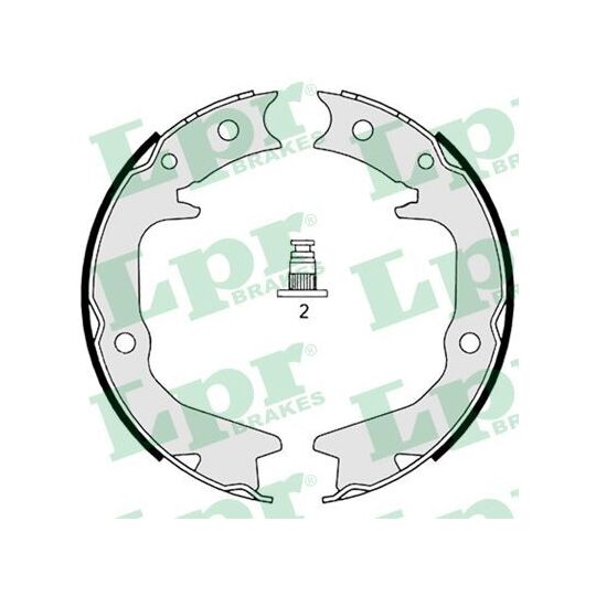 08920 - Brake Shoe Set, parking brake 