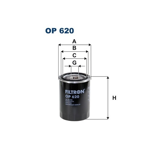 OP 620 - Oil filter 
