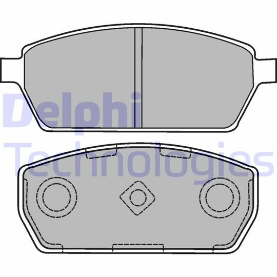 LP1430 - Brake Pad Set, disc brake 