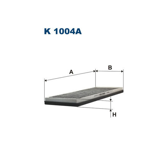 K 1004A - Filter, kupéventilation 
