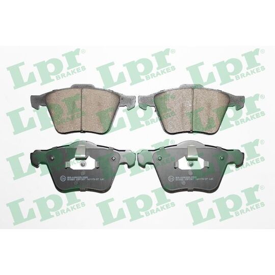 05P1507 - Brake Pad Set, disc brake 