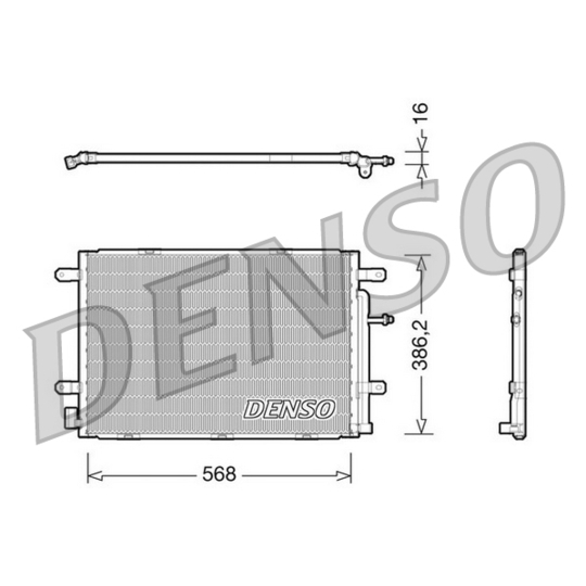 DCN02019 - Condenser, air conditioning 