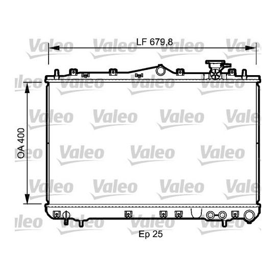 732487 - Radiator, engine cooling 