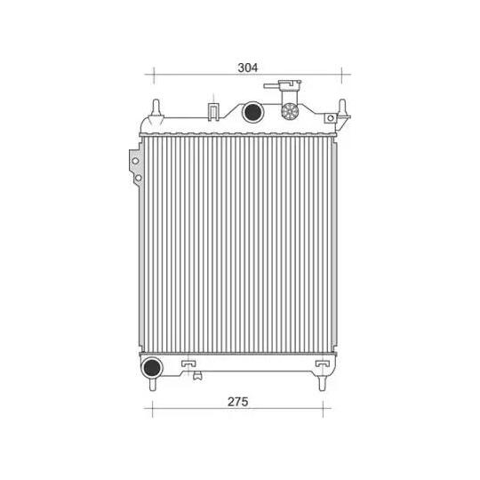 350213934000 - Radiator, engine cooling 