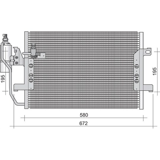 350203274000 - Condenser, air conditioning 