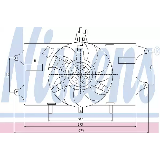 85127 - Fan, radiator 