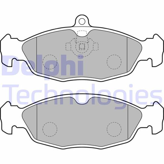 LP1755 - Brake Pad Set, disc brake 