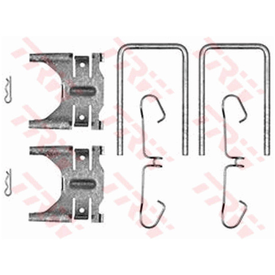 PFK355 - Accessory Kit, disc brake pad 