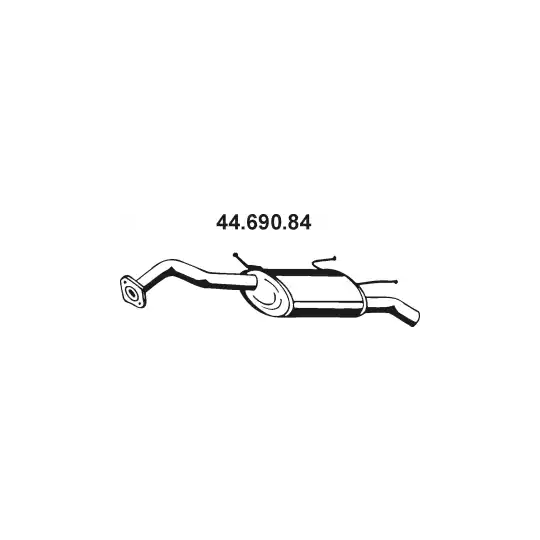 44.690.84 - Bakre ljuddämpare 