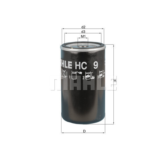 HC 9 - Hydrauliikkasuodatin, automaattivaihteisto 