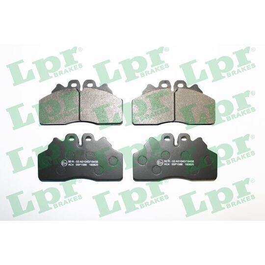 05P1586 - Brake Pad Set, disc brake 