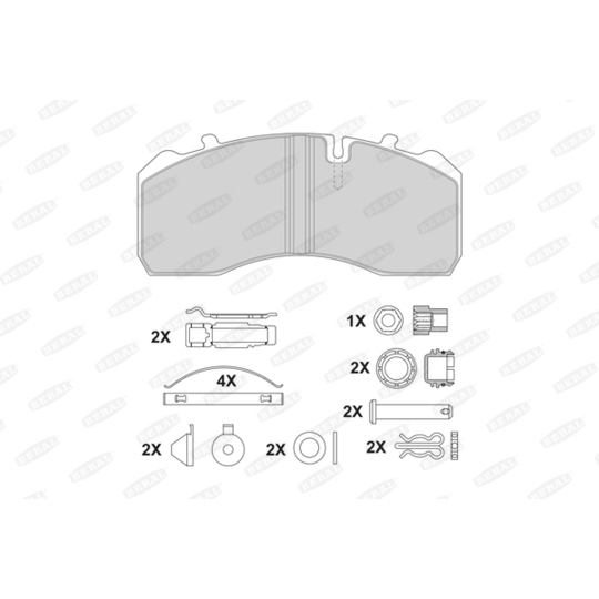 2919730004145504 - Brake Pad Set, disc brake 