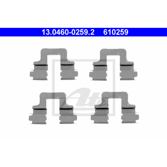 13.0460-0259.2 - Accessory Kit, disc brake pad 