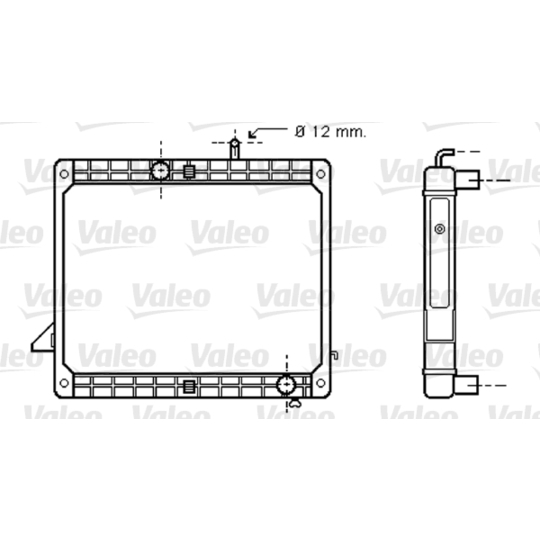 733421 - Radiaator, mootorijahutus 