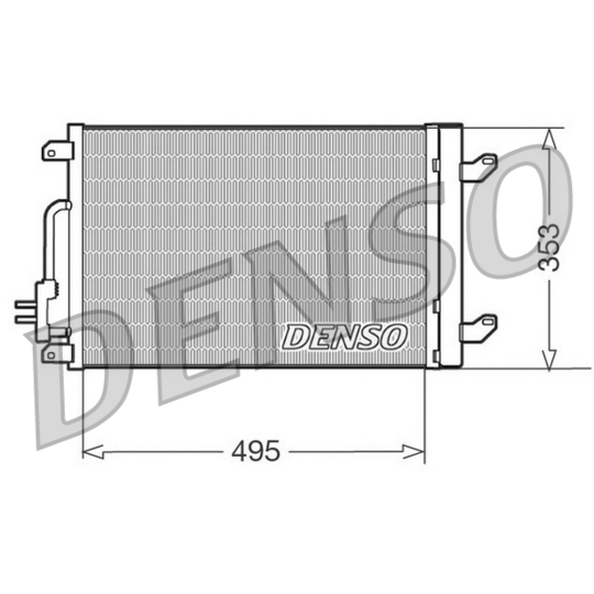 DCN13015 - Condenser, air conditioning 