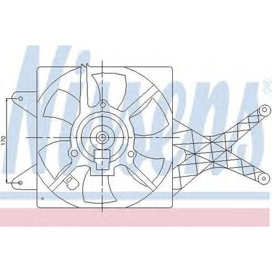 85094 - Ventilaator, mootorijahutus 