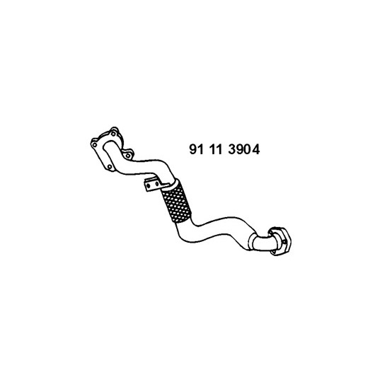 91 11 3904 - Exhaust pipe 