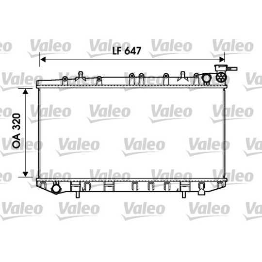 734155 - Radiator, engine cooling 