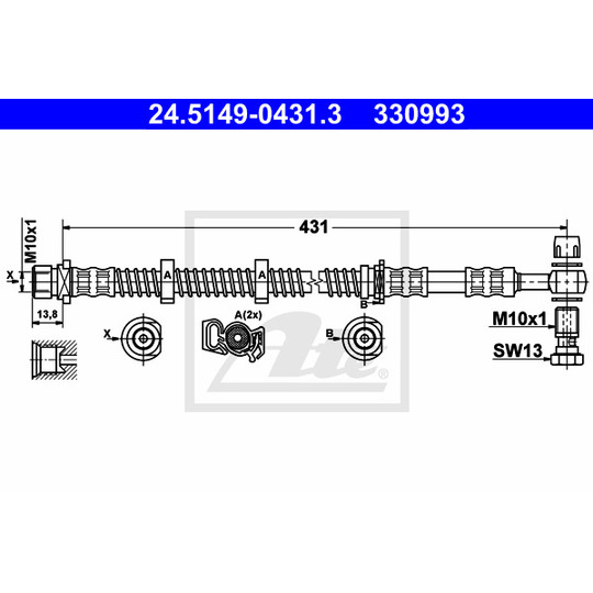 24.5149-0431.3 - Pidurivoolik 