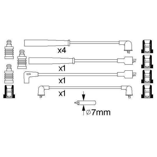 0 986 356 935 - Süütesüsteemikomplekt 